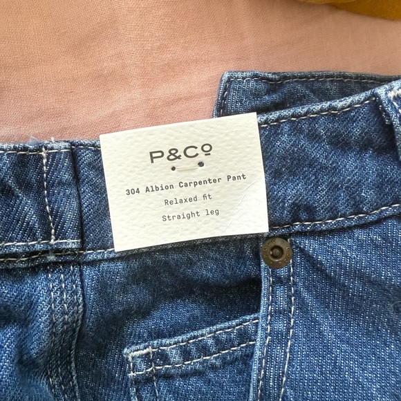 304 Albion Carpenter Pant washed denim - Picture 4 of 9